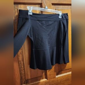 A black top of shoulders